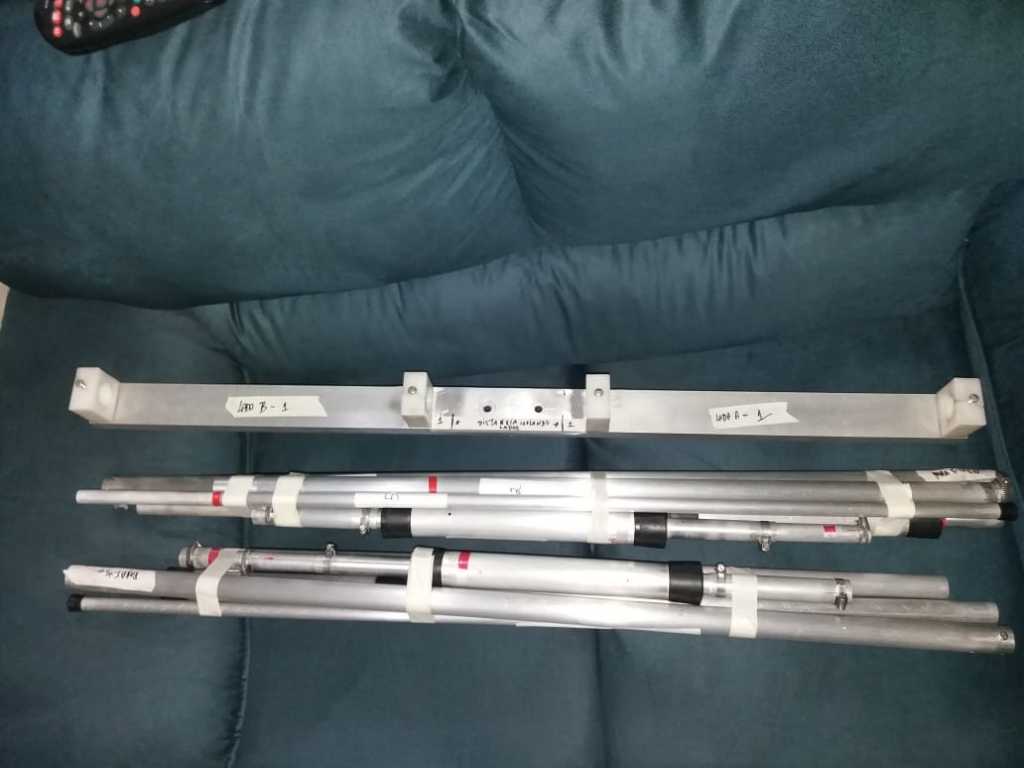 Aqui ela já desmontada pronta para o envia ao novo proprietário