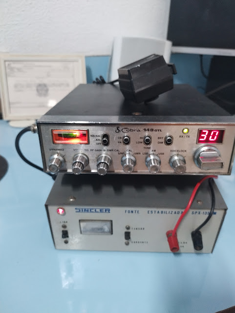 RADIO COBRA N148 -COM FONTE 5 AM